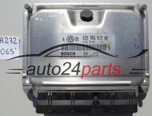 KOMPUTER STEROWNIK SILNIKA VOLKSWAGEN GOLF BOSCH 0 281 010 976, 0281010976, 038 906 019 HH, 038906019HH, 28SA5598 - 