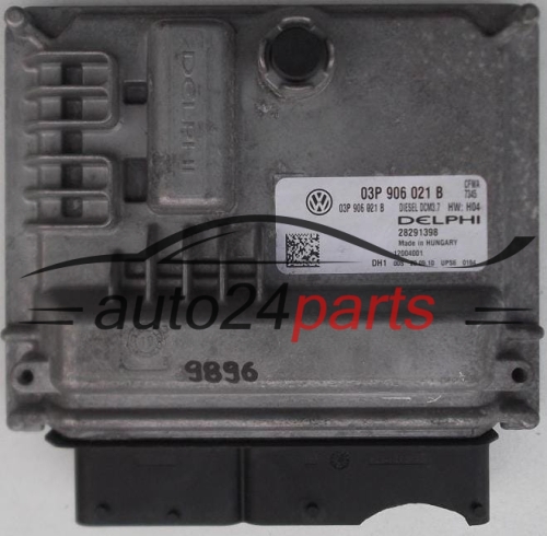 Μονάδα Ελέγχου Κινητήρα VOLKSWAGEN POLO 6R 1.2 TDI DELPHI 28291398, 03P 906 021 B, 03P906021B 