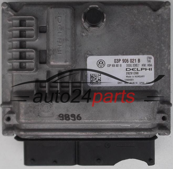 Μονάδα Ελέγχου Κινητήρα VOLKSWAGEN POLO 6R 1.2 TDI DELPHI 28291398, 03P 906 021 B, 03P906021B 