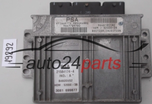 KOMPUTER STEROWNIK SILNIKA PEUGEOT 307 1.4 SAGEM 21584174-4, 215841744, 9647759780 9646185180 -  19292
