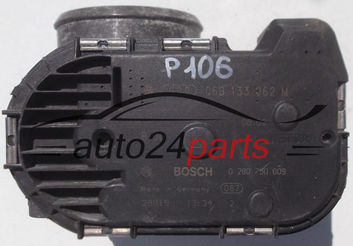 THROTTLE BODY AUDI VOLKSWAGEN BOSCH 0 280 750 009,  06B 133 062 M