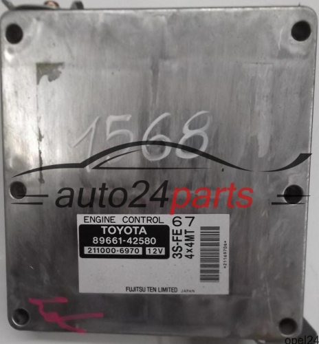 MOTORSTEUERGERÄT ECU STEUERGERÄT TOYOTA RAV4 2.0 VVTI 89661-42580 3S-FE