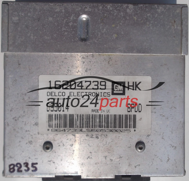 CENTRALINA MOTORE OPEL CORSA B 1.2, DELCO 16204739 HK, 16204739HK, D95014, BPDD