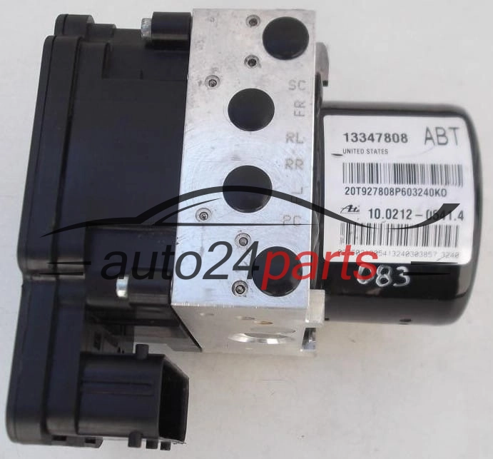 ABS CENTRALINA POMPA OPEL ASTRA J GM 13347808 ABT, ATE 10.0212-0541.4, 10021205414, 10.0961-4521.3, 10096145213, 10.0619-3339.1, 10061933391, 28.5611-8102.3