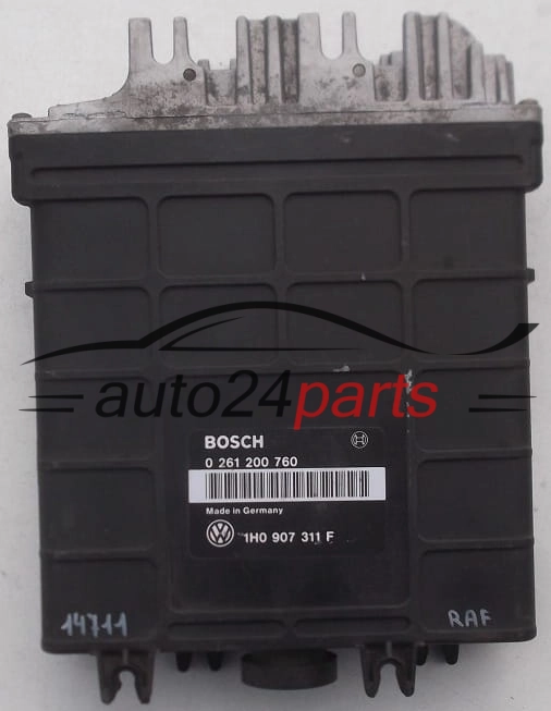 CENTRALINA MOTORE VW VOLKSWAGEN GOLF VENTO 1.8 BOSCH 0 261 200 760, 0261200760, 1H0907311F, 1H0 907 311 F