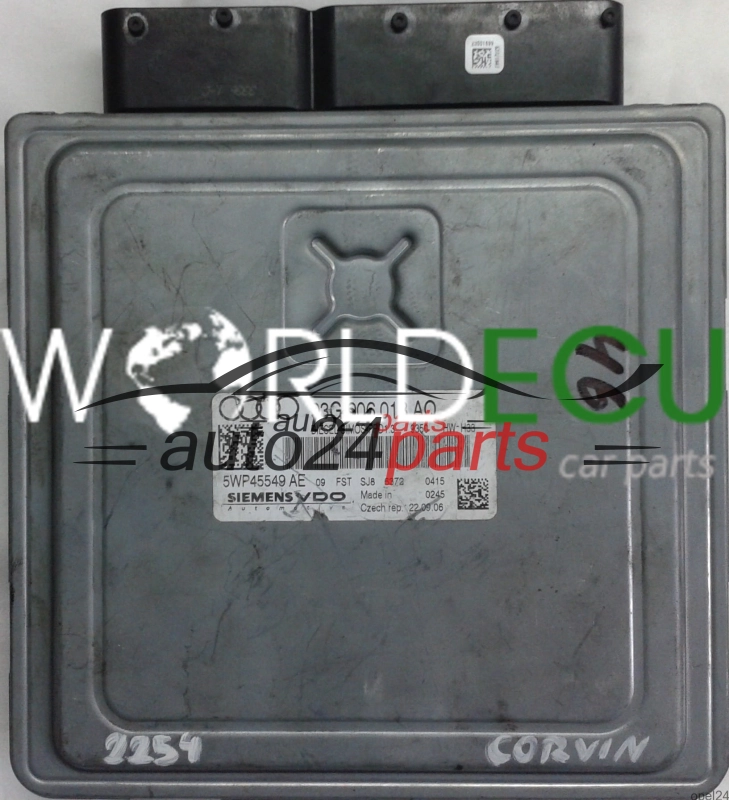 Centralina motore AUDI A4 2.0 TDI SIEMENS VDO 5WP45549 AE,  03G 906 018 AQ