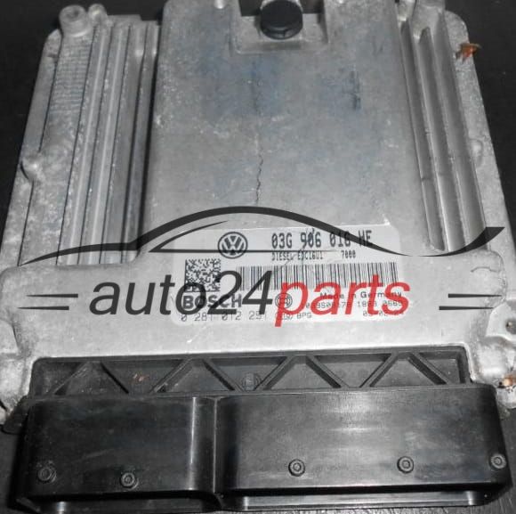 SEAT ALTEA 2.0 TDI BKD 03G 906 016 HE, 03G906016HE, BOSCH 0 281 012 291, 0281012291, DIESEL EDC16U1 1039S08178
