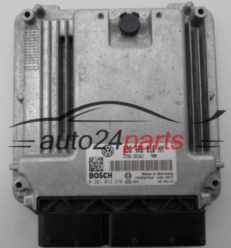 ECU CENTRALITA DE MOTOR SEAT ALTEA 2.0 TDI BKD BOSCH 0 281 012 278,  03G 906 016 HM