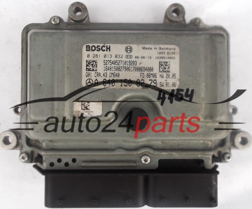 ECU CENTRALITA DE MOTOR MERCEDES A6401508279, 6401508279, A 640 150 82 79 BOSCH 0281013032, 0 281 013 032