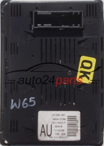 WYŚWIETLACZ RADIA CIEKŁOKRYSTALICZNY OPEL VECTRA C GM 13 208 184 AU,  28115423-0