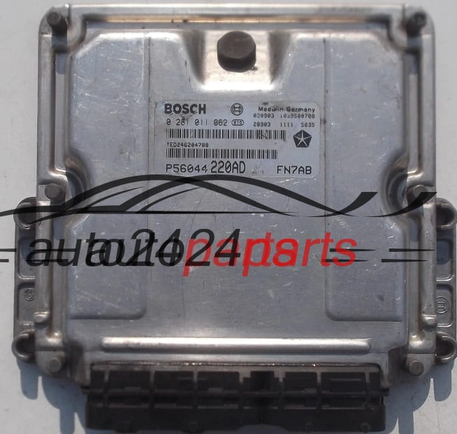CENTRALINA DO MOTORE JEEP CHEROKEE BOSCH 0 281 011 062, 0281011062, P56044220AD, FN7AB 