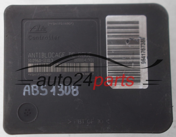 ABS CENTRALINA POMPA CITROEN 96 417 673 80, 9641767380, ATE 10.0206-0003.4, 10020600034, 10.0960-1110.3
