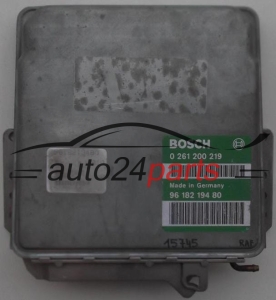 CALCULATEUR MOTEUR CITROEN PEUGEOT BOSCH 0 261 200 219, 0261200219, 96 182 194 80, 9618219480 