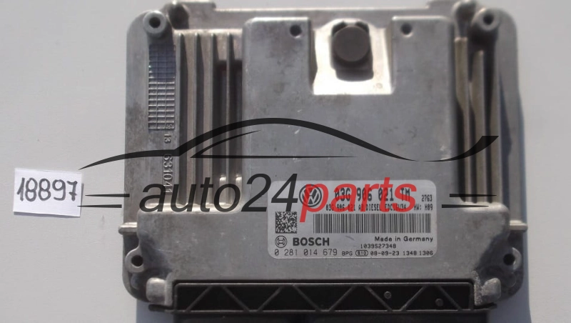 KOMPUTER STEROWNIK SILNIKA VW VOLKSWAGEN GOLF JETTA 1.9 TDI BOSCH 0 281 014 679, 0281014679, 03G 906 021 TM, 03G906021TM, EDC16U34