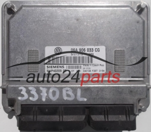 MOTORSTEUERGERÄT ECU STEUERGERÄT VW VOLKSWAGEN TOURAN 1.6 BGU 06A 906 033 CG, 06A906033CG, SIEMENS 5WP40209 03, BENZIN SIMOS 7.1 5359