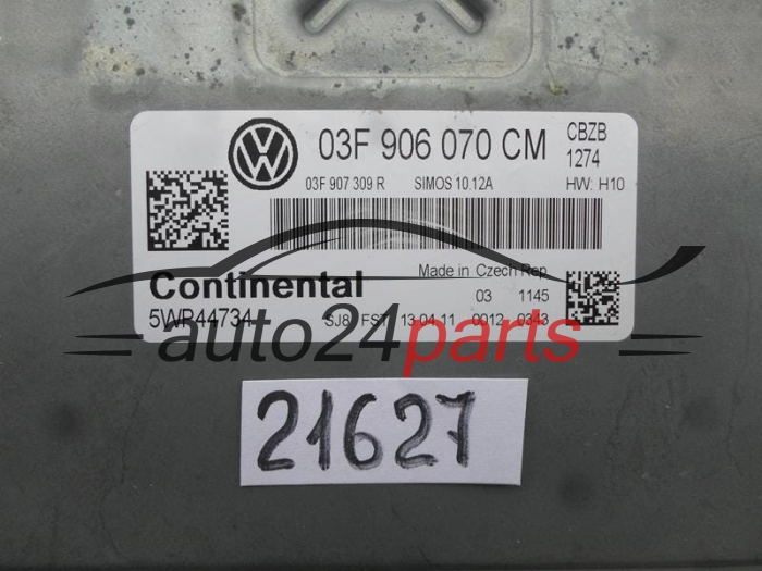  VW VOLKSWAGEN BEETLE 03F 906 070 CM, 03F906070CM, 5WP44734 