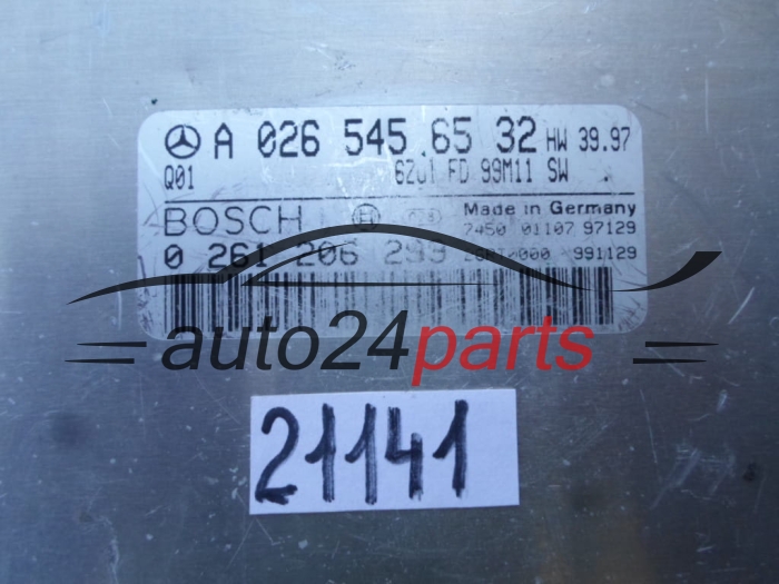  MERCEDES C-CLASS W 202 BOSCH 0 261 206 299, 0261206299, A 026 545 65 32, A0265456532
