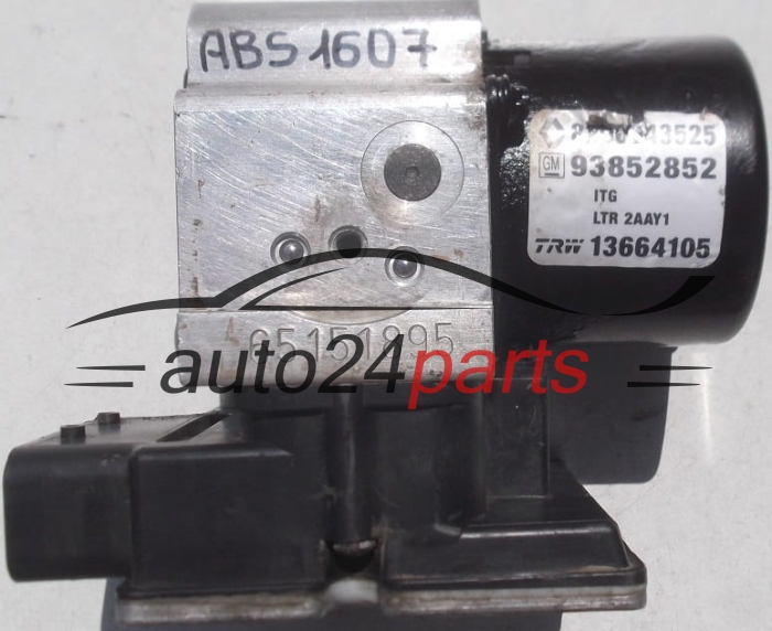 POMPE HYDRAULIQUE ET CALCULATEUR dABS RENAULT TRAFIC PRIMASTAR VIVARO 8200343525 GM 93852852, TRW 13664105, 13509005M, 540854684B