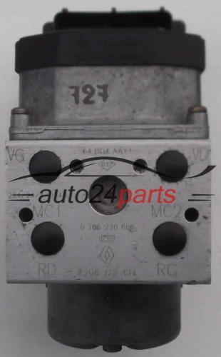 ABS RENAULT MEGANE SCENIC BOSCH 0265220668 / 8200178134 / 0273004662 - 727