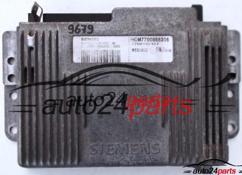 UCE CENTRALITA DE MOTOR RENAULT MEGANE 2.0, SIEMENS S113717102B, HOM7700868306