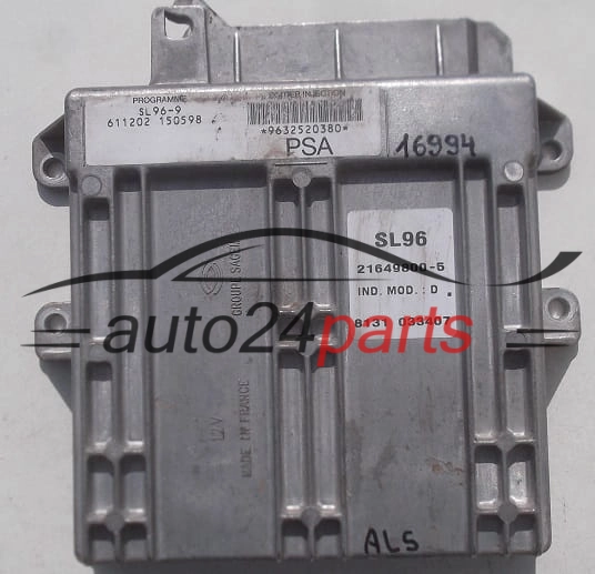 CENTRALINA MOTORE CITROEN PEUGEOT 1.4 SAGEM 21649800-5
