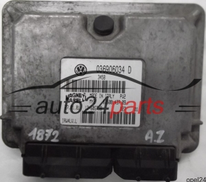 MOTORSTEUERGERÄT ECU STEUERGERÄT SEAT LEON VW POLO 1.4 AUA 1.6 036 906 034 D, 036906034D, 61600.437.09, 6160043709, IAW4LV.L, IAW4LVL 
