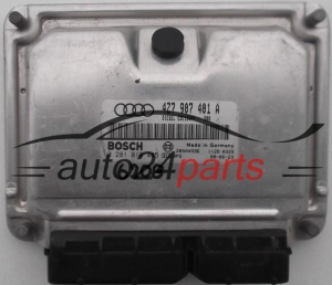 KOMPUTER STEROWNIK SILNIKA AUDI A6 2.5 TDI BOSCH 0 281 010 445, 0281010445, 4Z7 907 401 A, 4Z7907401A - 