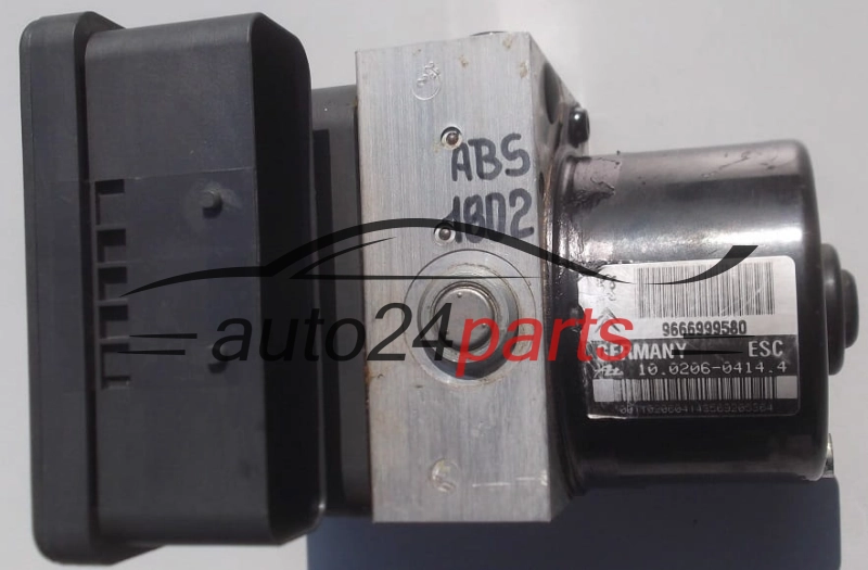 ABS PUMPE BLOCK HYDRAULIKPUMPE STEUERGERAT  CITROEN C3 PICASSO 1.6 HDI 9666999580, ATE 10.0206-0414.4, 10.0960-3924.3