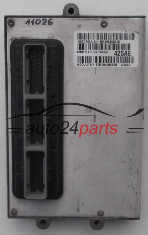 CALCULATEUR MOTEUR CHRYSLER JEEP GRAND CHEROKEE MOTOROLA 88A1968Q664D, P56041 425AE, P56041425AE, WBSAA