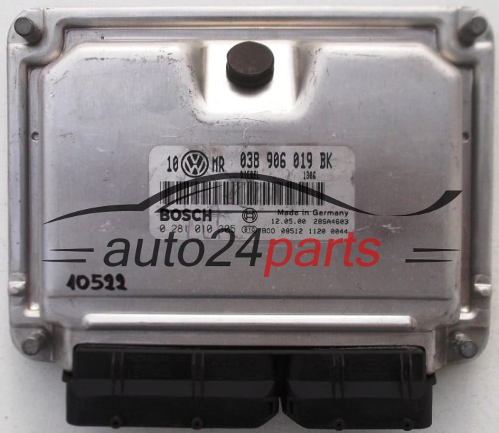 KOMPUTER STEROWNIK SILNIKA VW VOLKSWAGEN PASSAT 1.9 TDI ATJ 038906019BK, 038 906 019 BK, BOSCH 0 281 010 305, 0281010305, DIESEL 1306, 28SA4603 