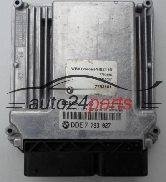 ECU ENGINE CONTROLLER  BMW E46 3.0D BOSCH 0 281 011 223,  DDE 7 793 027