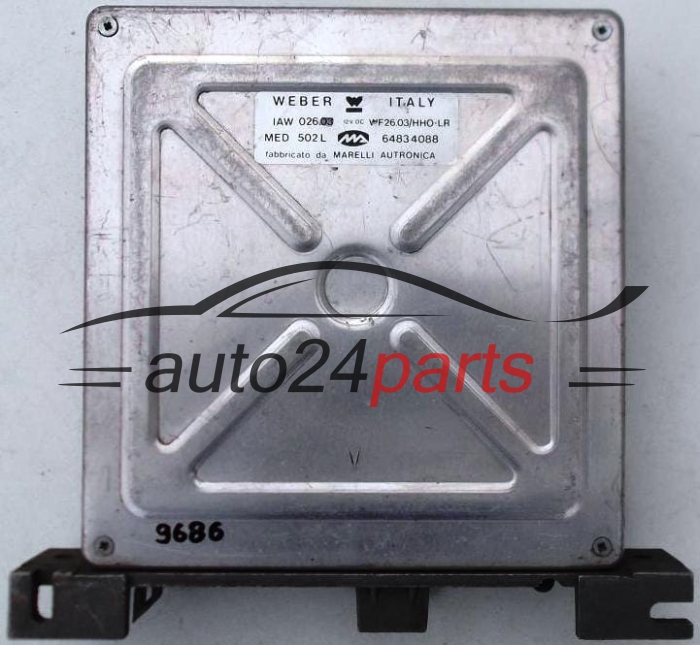 KOMPUTER STEROWNIK SILNIKA FIAT CROMA 2.0, IAW 026, IAW026, WF26.03/HHO-LR, MED 502L, MED502L, 64834088