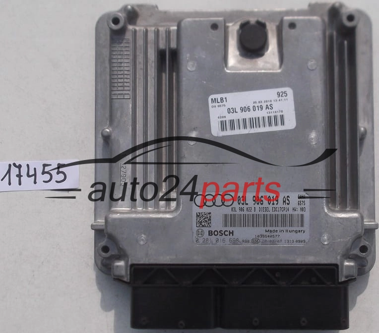 Μονάδα Ελέγχου Κινητήρα AUDI Q5 2.0 TDI BOSCH 0 281 016 698