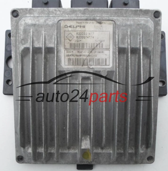 Μονάδα Ελέγχου Κινητήρα RENAULT CLIO 1.5 DCI Delphi R0410C120B, 8200331477, 8200374174 