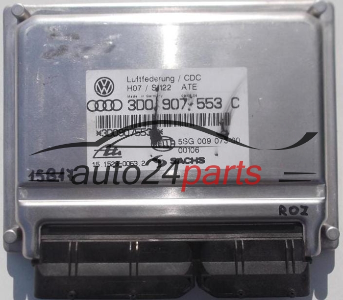 Centralina da suspensão  VOLKSWAGEN PHAETON HELLA 5SG 009 073-00, ATE 15.1528-0063.2,  3D0 907 553 C