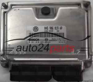 CALCULATEUR MOTEUR VW VOLKSWAGEN POLO 1.4 TDI AMF 045906019AP, 045 906 019 AP, BOSCH 0 281 010 865, 0281010865, DIESEL EDC15P+ 1554