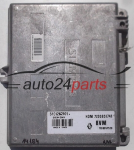 CENTRALINA DO MOTORE RENAULT CLIO SIEMENS S101262105 A, S101262105A, 7700851741, 7700857528 