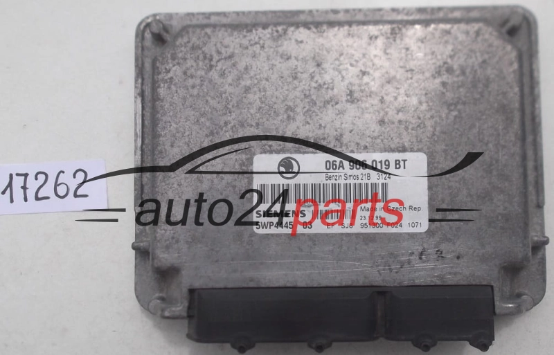 MOTORSTEUERGERÄT ECU STEUERGERÄT SKODA OCTAVIA 1.6 06A906019BT,