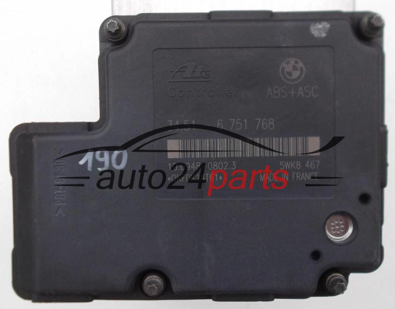 Aντλία ABS BMW 34.51-6 751 767, 34516751767, ATE 10.0204-0254.4, 10020402544, 34.51-6 751 768, 34516751768, 10.0948-0802.3, 10094808023