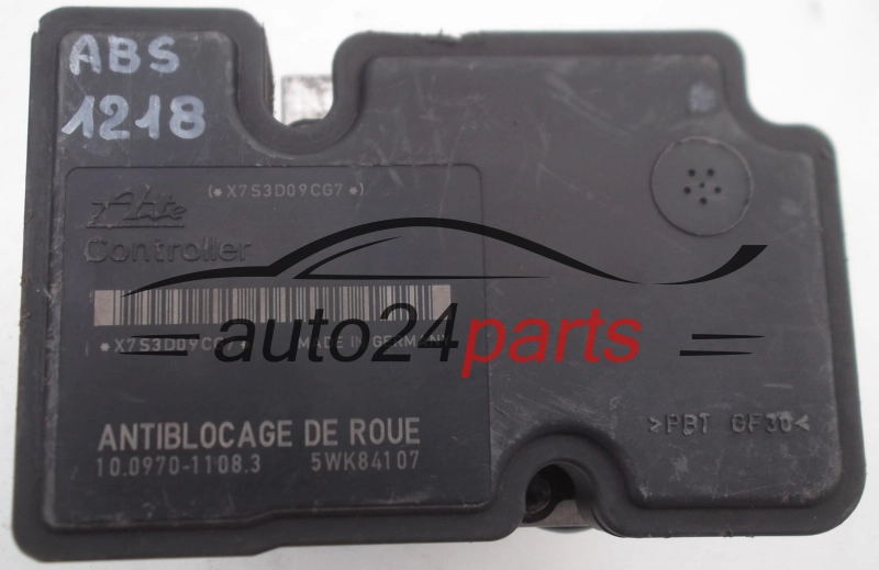 ABS  CITROEN PEUGEOT 96 514 120 80, 9651412080, ATE 10.0207-0011.4, 10020700114, 10.0970-1108.3, 10097011083, 5WK84107 