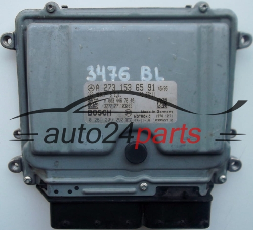 ECU CENTRALITA DE MOTOR MERCEDES BOSCH 0261209292, 0 261 209 292, A2731536591, A 273 153 65 91, 2731536591, A0034467040, A 003 446 70 40, 0034467040, 1039S22112