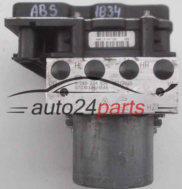 Aντλία ABS  OPEL MERIVA BOSCH 0 265 234 339, 13212935
