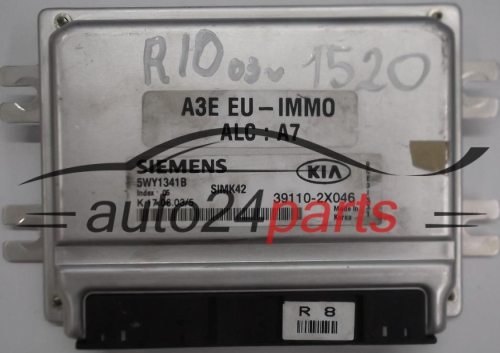 ECU CENTRALITA DE MOTOR KIA RIO 1.3 SIEMENS 5WY1341B SIMK42 39110-2X046 391102X046 