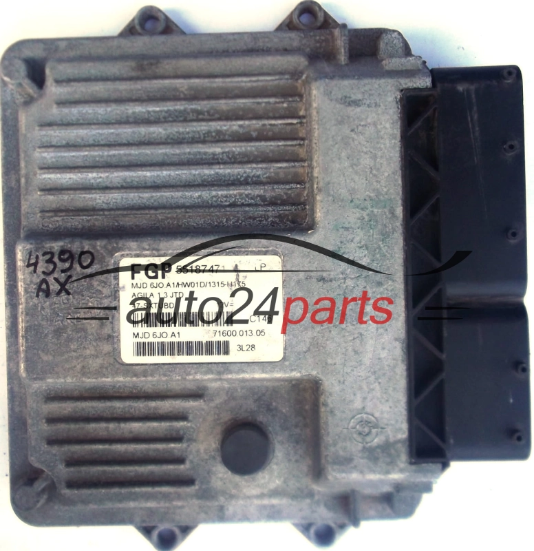 calculateur moteur pour opel chevrolet, holde, vauxhall agila 1.3 cdti z13dt