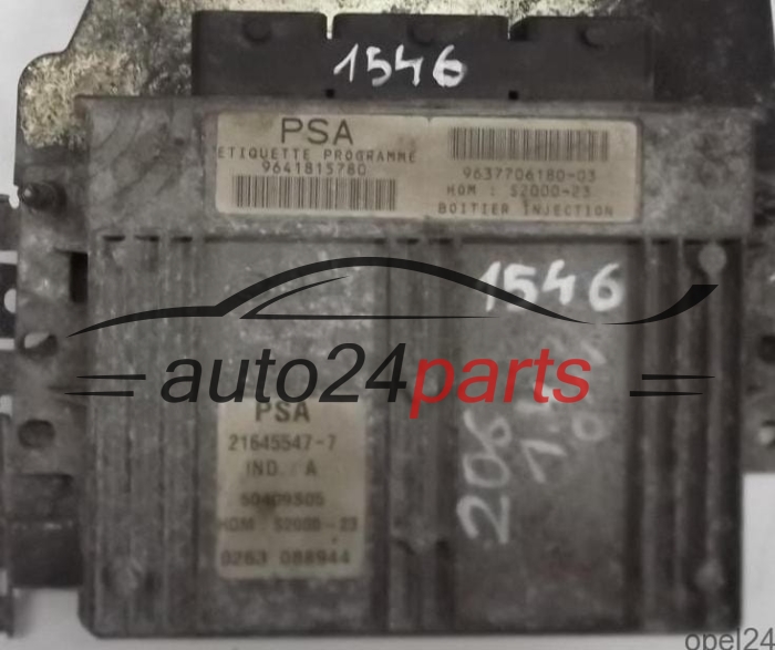 calculateur moteur pour peugeot 206 1.4