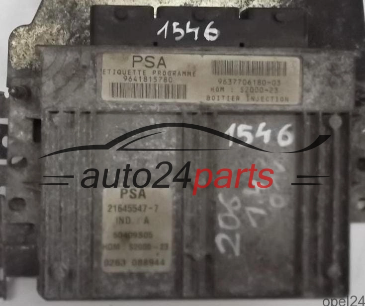 calculateur moteur pour peugeot 206 1.4