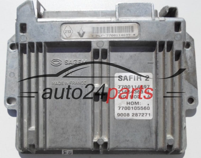 ECU ENGINE CONTROLLER RENAULT TWINGO 1.2 Sagem 21654363-1