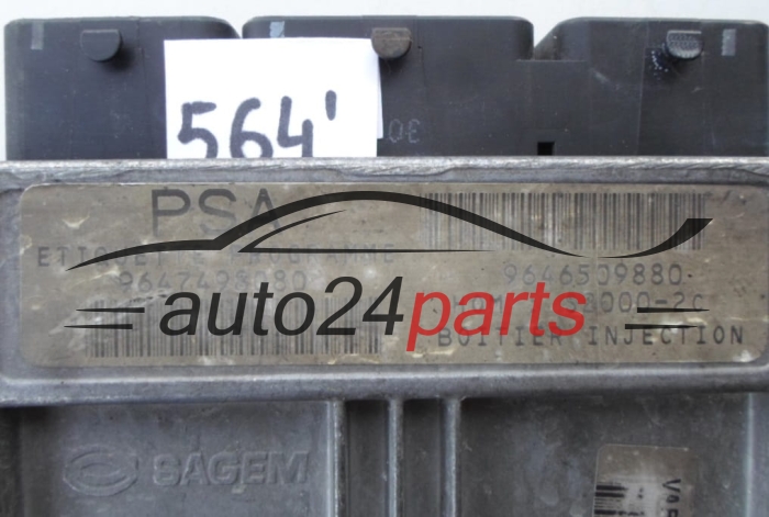 ECU ENGINE CONTROLLER CITROEN PEUGEOT 21647915-4, 216479154, 9647498080 