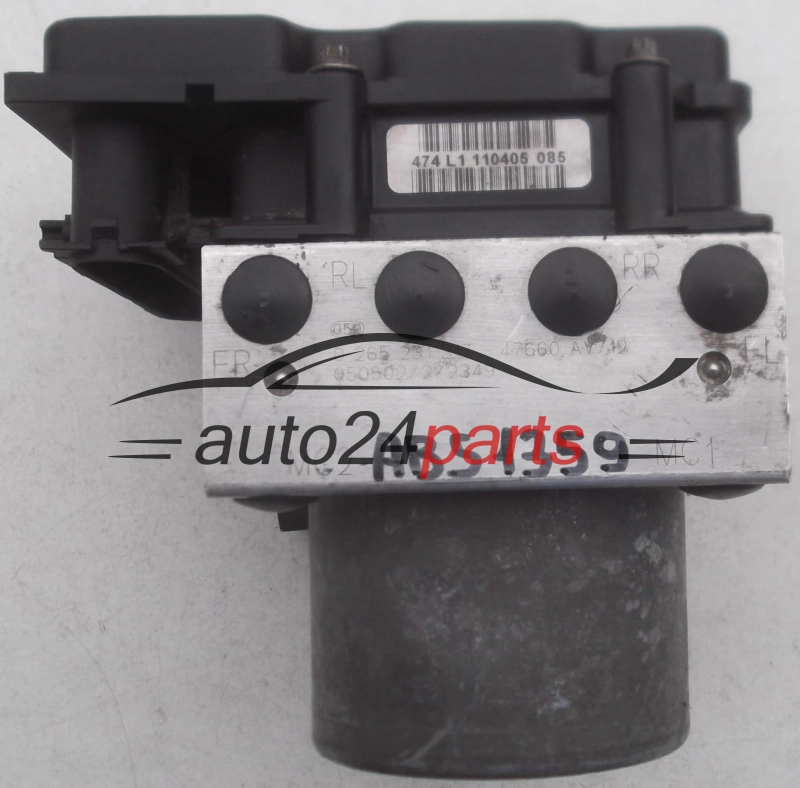 ABS POMPA I STEROWNIK NISSAN PRIMERA BOSCH 0 265 231 317, , 47660 AV712, 47660AV712, 0 265 800 334, 0265800334
