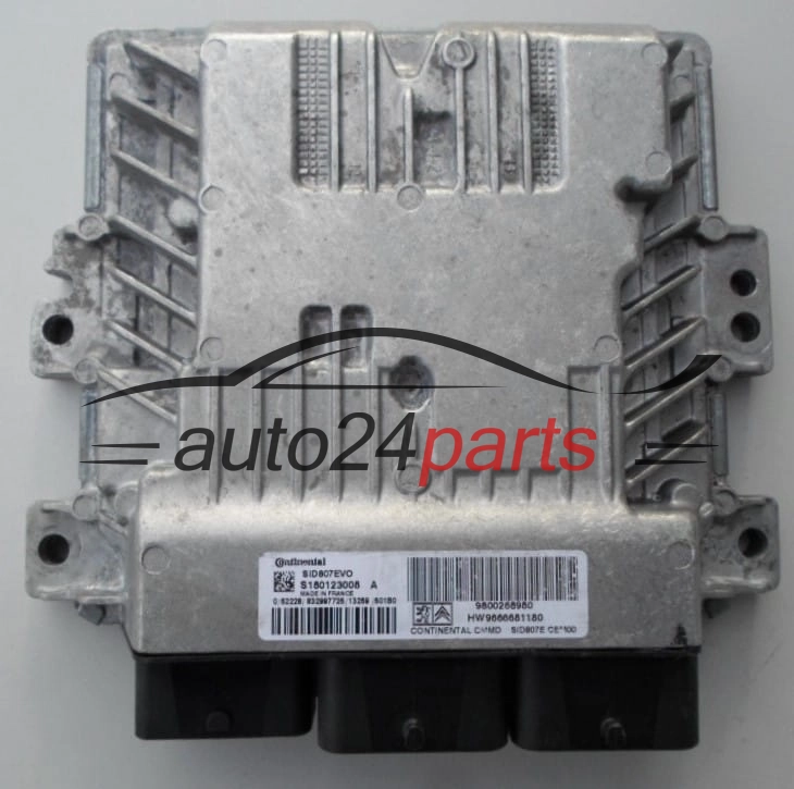 ECU CENTRALITA DE MOTOR  CITROEN PEUGEOT 1.6 HDI Continental S180123008 A